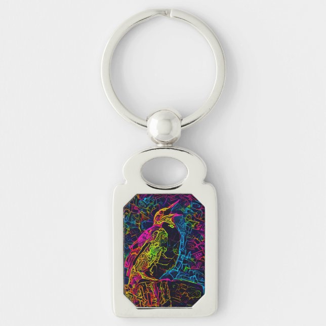 The Lonely Bird 3 Keychain (Front)