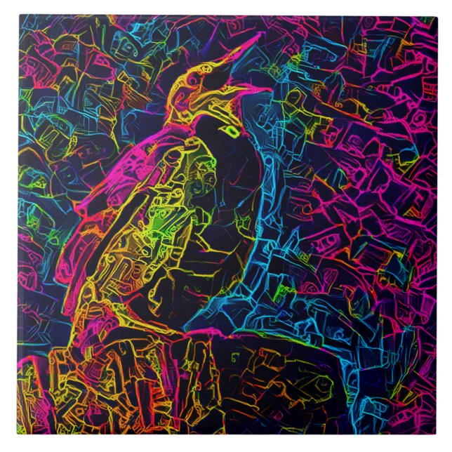 The Lonely Bird 3 Tile (Front)