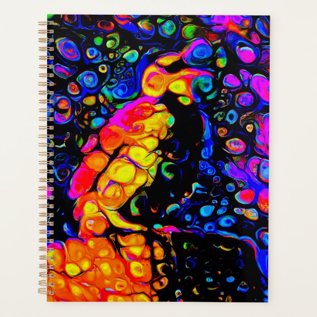 The Lonely Bird 4:  Liquid Art Style  Planner (Front)