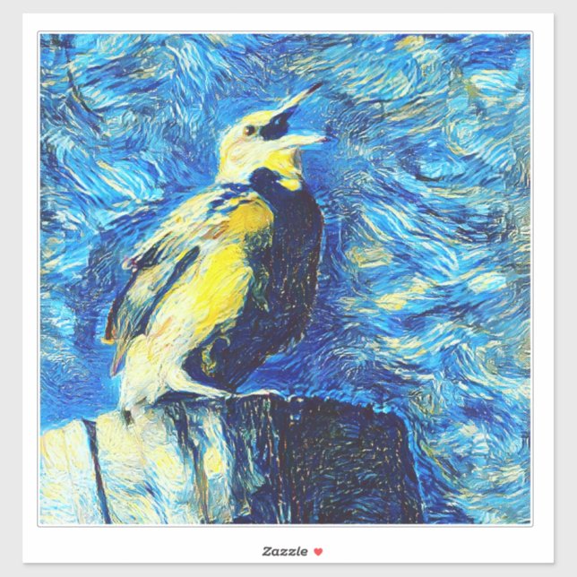 The Lonely Bird VanGogh Style  (Sheet)