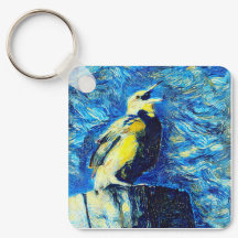 The Lonely Bird VanGogh Style 