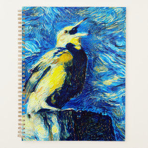 The Lonely Bird VanGogh Style  Planner