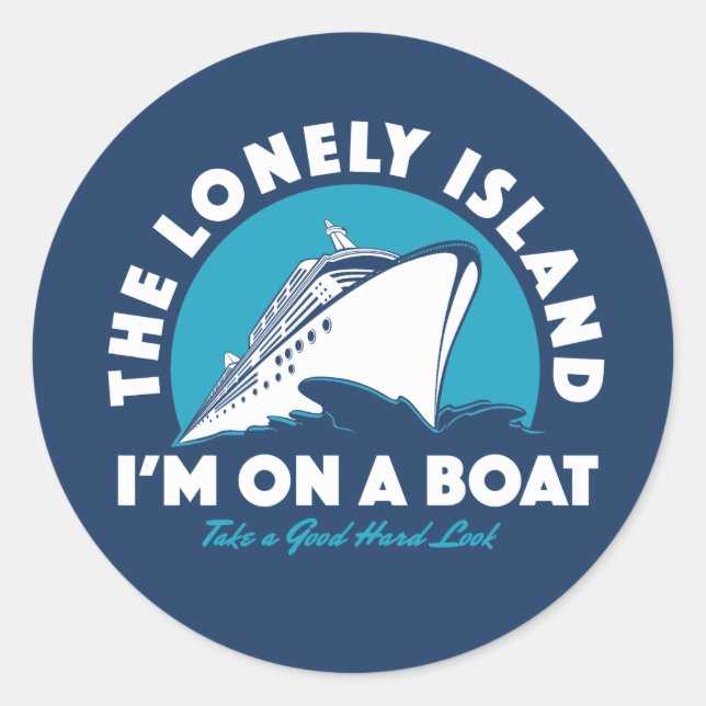 The Lonely Island - Take A Look Classic Round Sticker (Front)