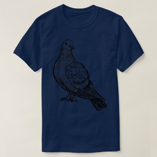 The Lonely Pigeon 1 T-Shirt (Design Front)