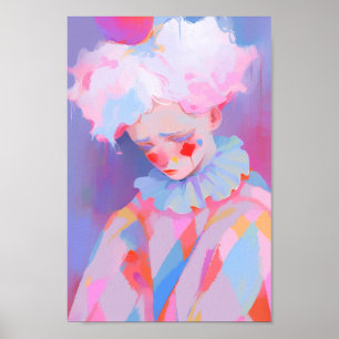 The Lonely Pink Clown Poster