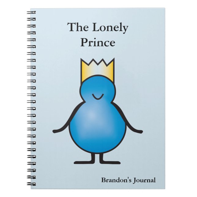 The Lonely Prince Collection Personalized Notebook (Front)