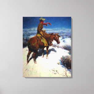 The Lonely Vigil by William Herbert Dunton c 1913 Canvas Print