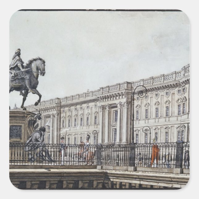 The long bridge with an aristocratic monument square sticker (Front)