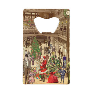 The Long List of Santa Claus Credit Card Bottle Opener