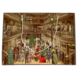 The Long List of Santa Claus Large Gift Bag