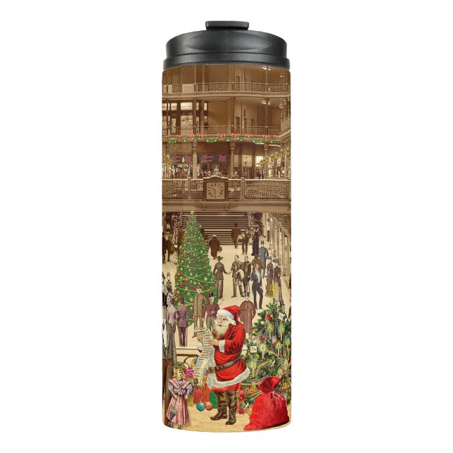 The Long List of Santa Claus Thermal Tumbler (Front)