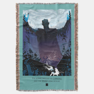 The Long Night Is Coming Throw Blanket