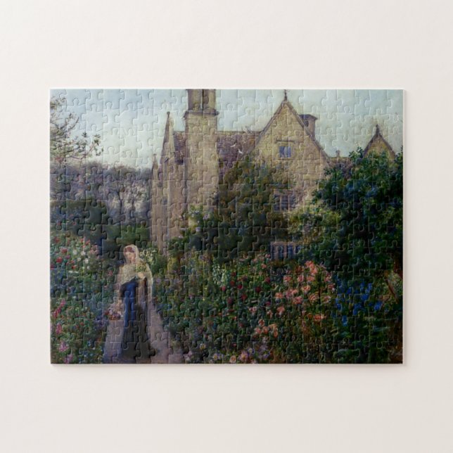 The Long Walk at Kelmscott by Maria Stillman Jigsaw Puzzle (Horizontal)