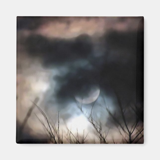 The Longest Night Winter Solstice Art Magnet (Front)