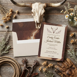 The Longhorn: Wedding Invitation