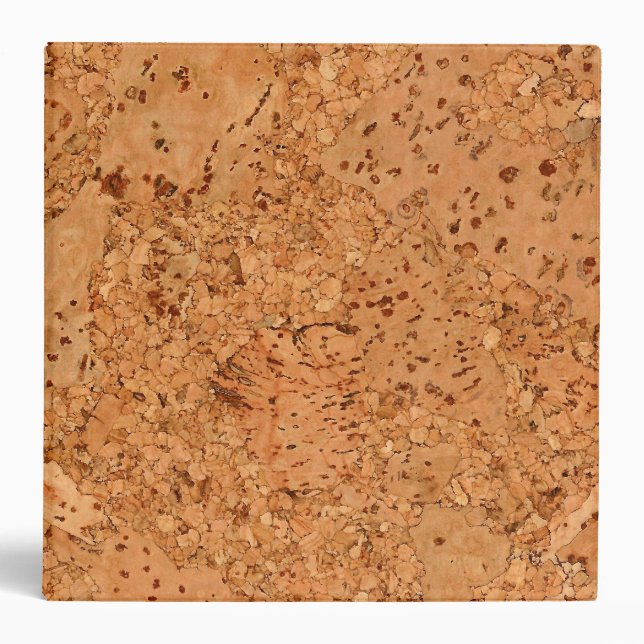 The Look of Macadamia Cork Burl Wood Grain Binder (Front)