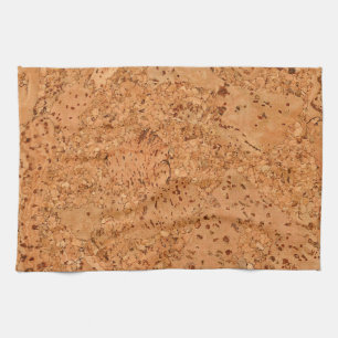 The Look of Macadamia Cork Burl Wood Grain Kitchen Towel