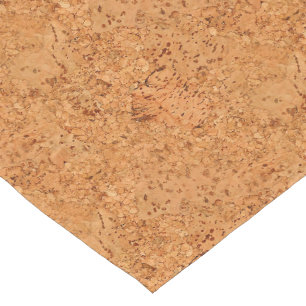 The Look of Macadamia Cork Burl Wood Grain Short Table Runner