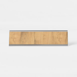 The Look of Maple Wood Grain Texture Desk Name Plate
