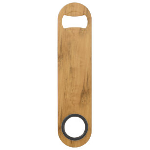 The Look of Maple Wood Grain Texture Speed Bottle Opener