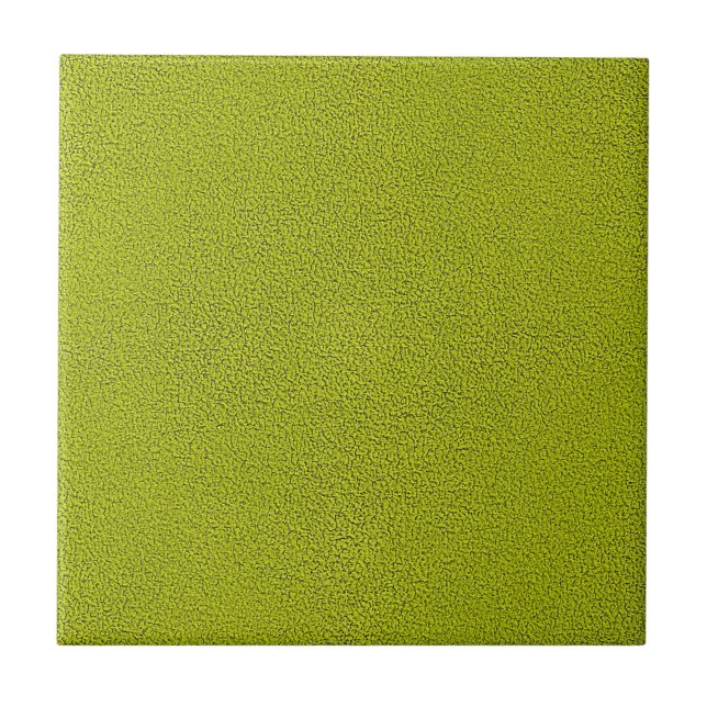 The look of Snuggly Chartreuse Green Suede Tile (Front)