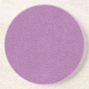 The look of Snuggly French Lilac Lavender Suede Coaster