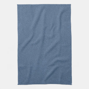 The look of Snuggly Slate Blue Suede Texture Kitchen Towel
