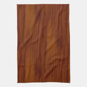 The Look of Warm Oak Wood Grain Texture Kitchen Towel