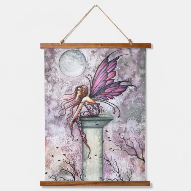 The Lookout Fairy Fantasy Art by Molly Harrison Hanging Tapestry (Front)