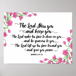 The Lord Bless you and Keep You Art Print