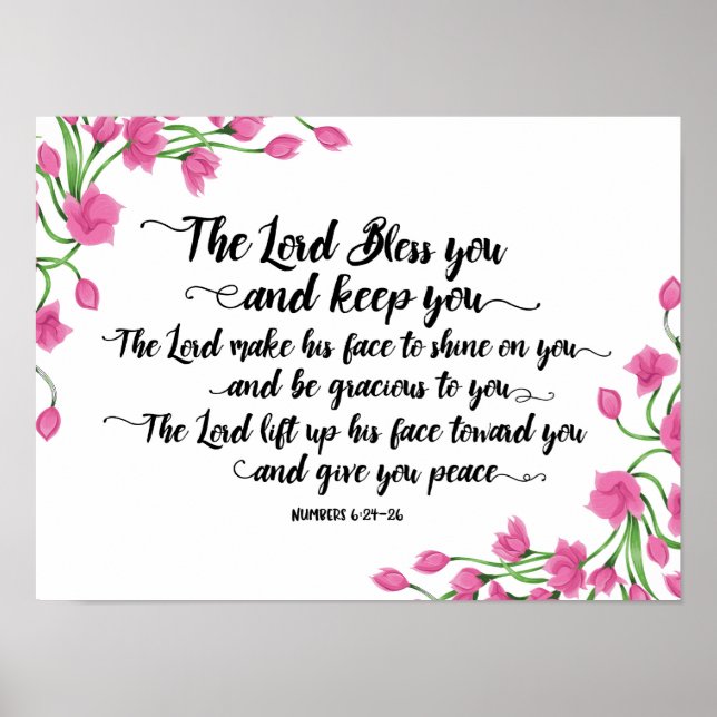 The Lord Bless you and Keep You Art Print (Front)
