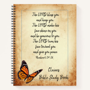 The Lord Bless You and Keep You Bible Study  Notebook