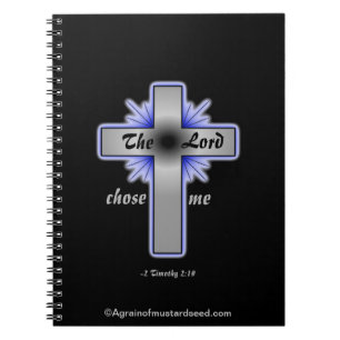 The Lord Chose Me Christian Notebook