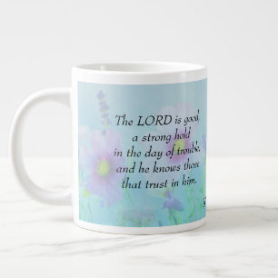 The Lord Is Good - Nahum 1:7  Large Coffee Mug