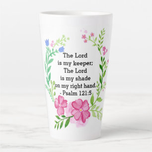 The Lord Is My Keeper Latte Mug