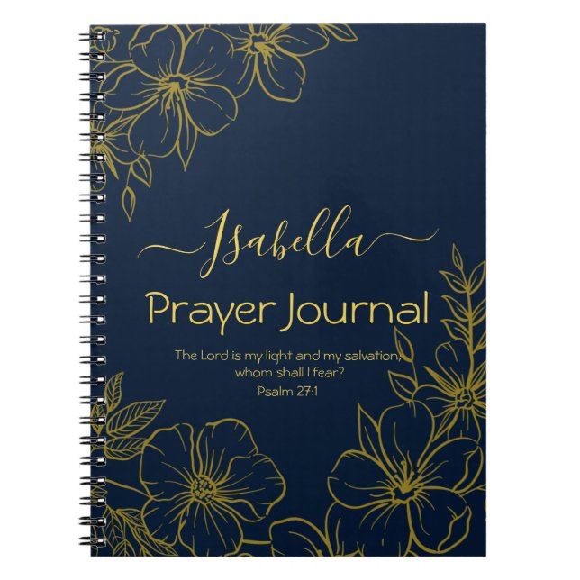 The Lord is My Light & Salvation Prayer Journal (Front)