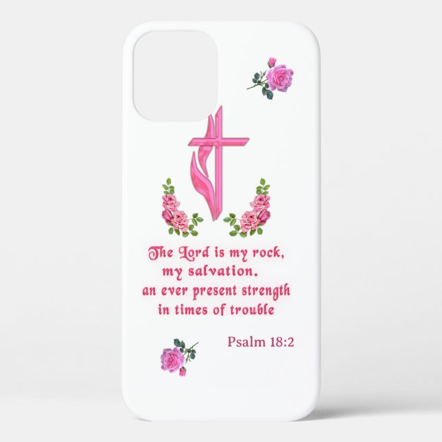 The Lord is my rock Case-Mate iPhone Case (Back)