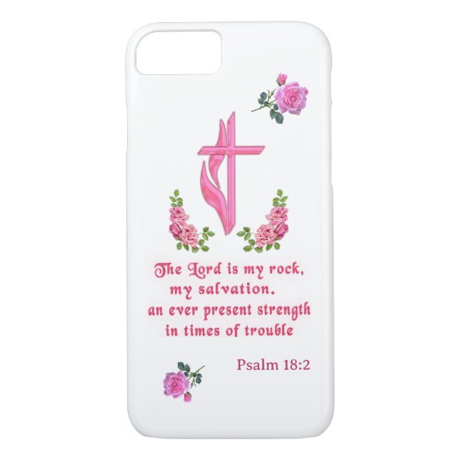 The Lord is my rock Case-Mate iPhone Case (Back)