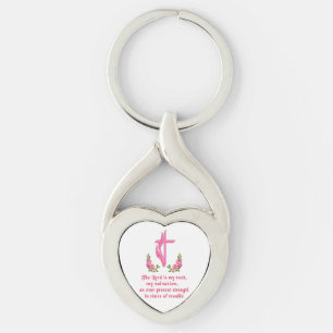 The Lord is my rock Keychain