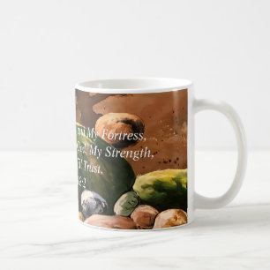 The Lord Is My Rock; Original Art Psalms18:2 Coffee Mug
