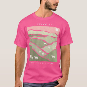 The Lord Is My Shepherd Bible Verse Jesus Sheep La T-Shirt