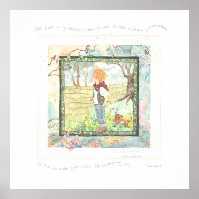 The LORD is my shepherd-boy Poster (Front)