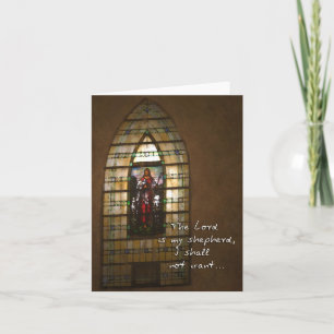The Lord Is My Shepherd.. card