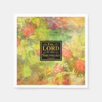 The LORD is my SHEPHERD dining bible verse