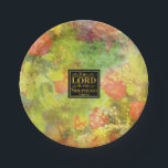 The LORD is my SHEPHERD dining bible verse Paper Plate<br><div class="desc">This exquisite art with the King James bible verse will make any dining experience holy. Great for family events, church gatherings and Bible study groups. It's elegant dining without the clean up..</div>