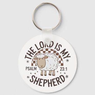 The Lord is my shepherd Jesus Thanksgiving Keychain