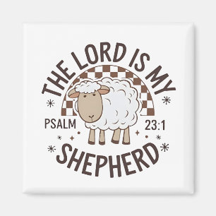 The Lord is my shepherd Jesus Thanksgiving Magnet