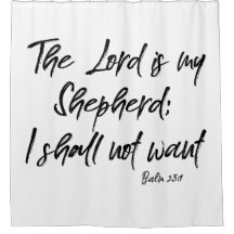 The Lord is my Shepherd KJV Psalm Scripture 