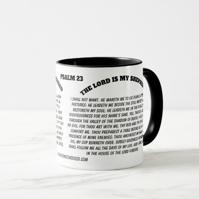THE LORD IS MY SHEPHERD MUG (Front Right)