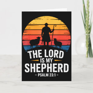 The Lord Is My Shepherd Psalm 23_1 Bible Verse  Card